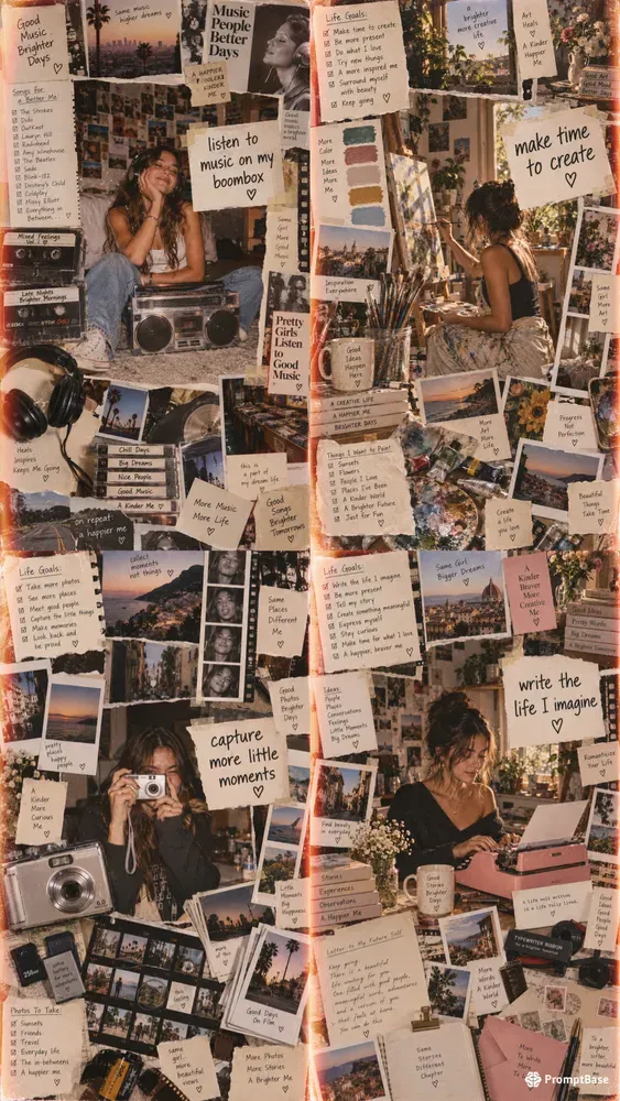 Analog Life Goals Hobby Vision Boards