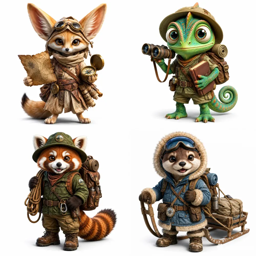 Adventurous Character Explorers