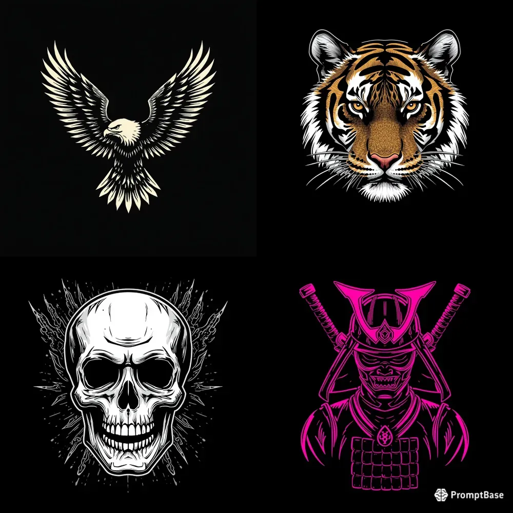 Vintage Eagle Tshirt Design Generator