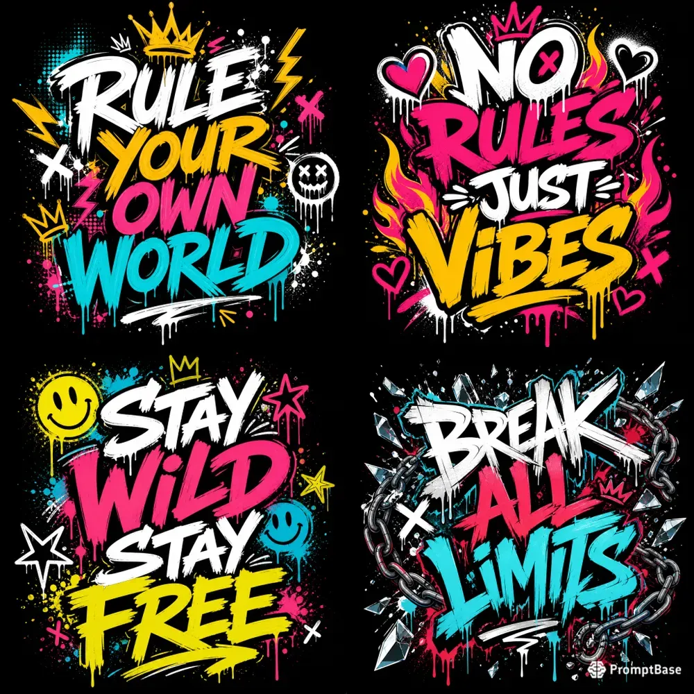 Streetwear Graffiti Typography