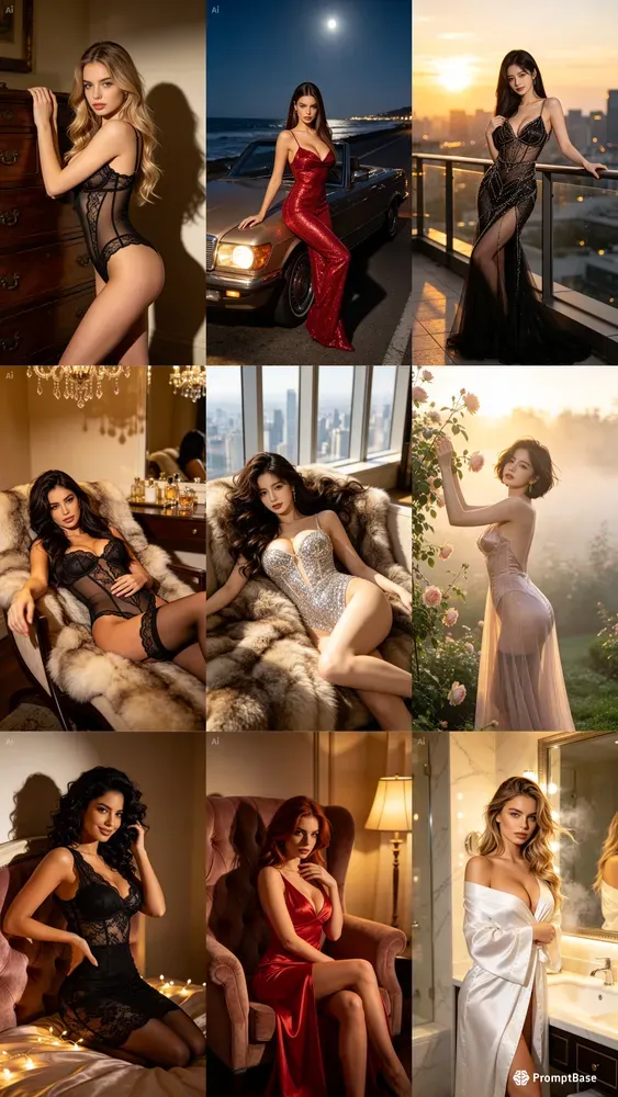 Seductive Glamour Portraits