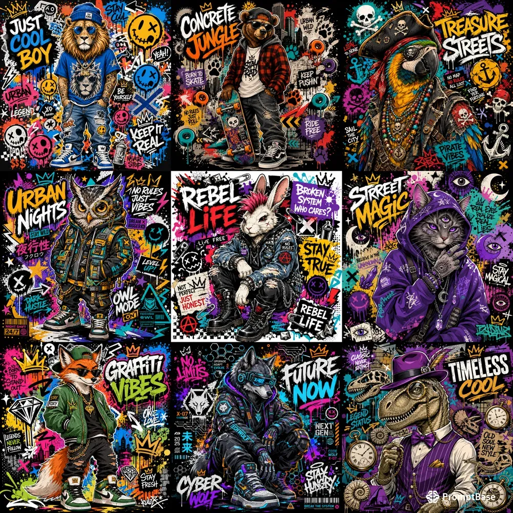 Street Art Tshirt Design Gens