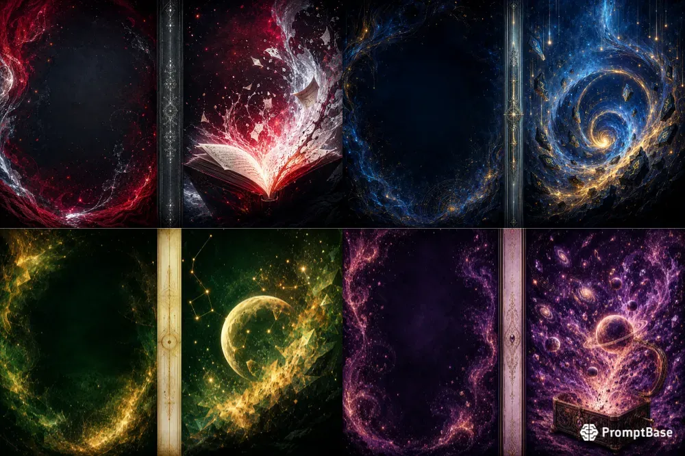 Bold Abstract Ya Cover Magic Fantasies