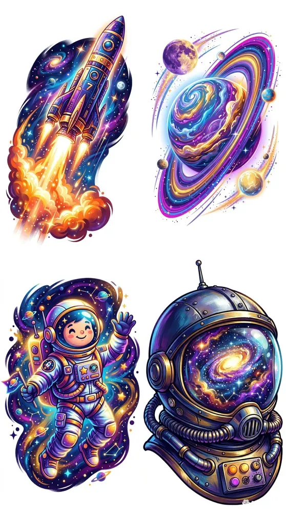Space Clipart Illustrations Pods