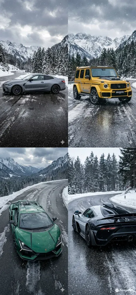 Realistic Snow Cars