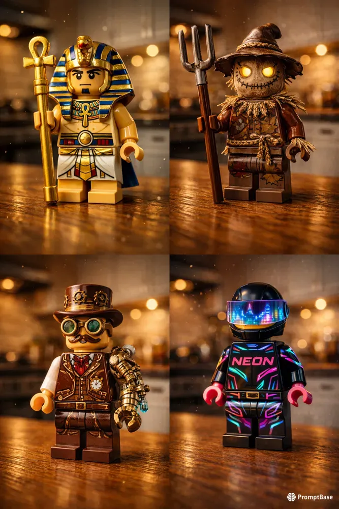 Ultra Cinematic Lego Portrait Shots
