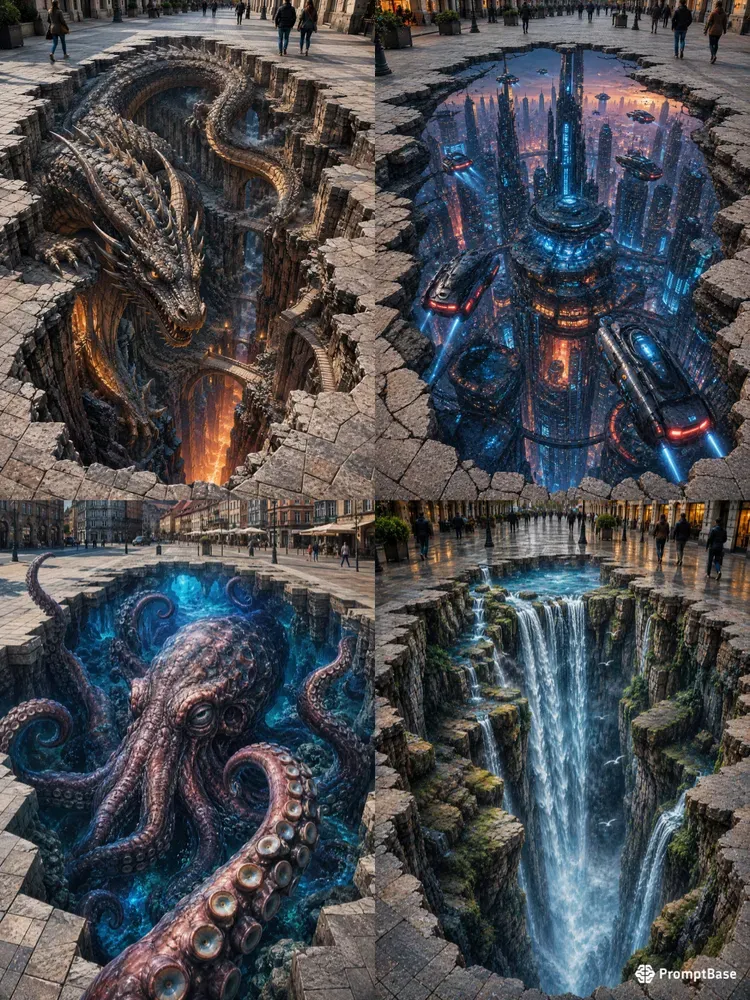 3D Street Anamorphic Art Creators
