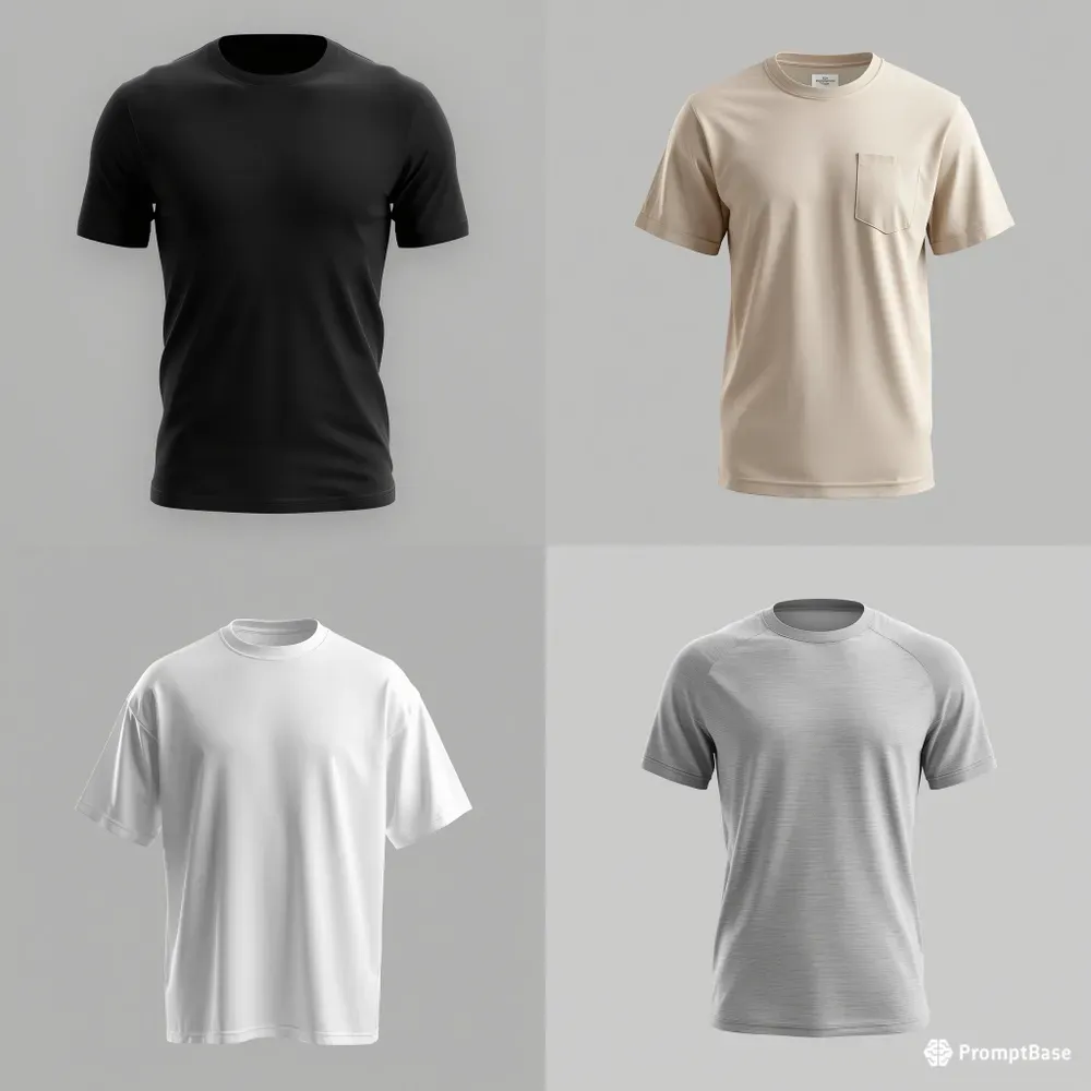 3d Hollow Invisible Tshirt Mockups