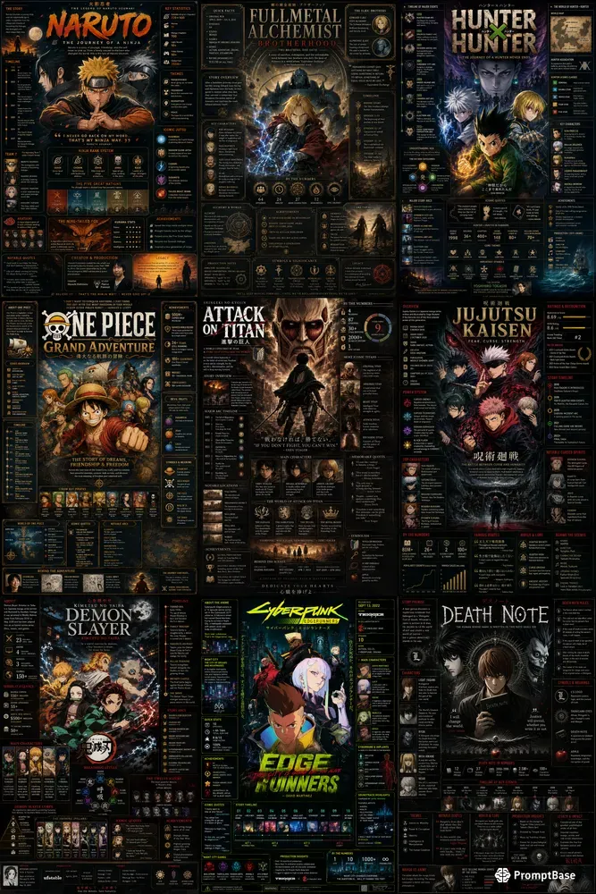 Anime Infographic Poster Makers