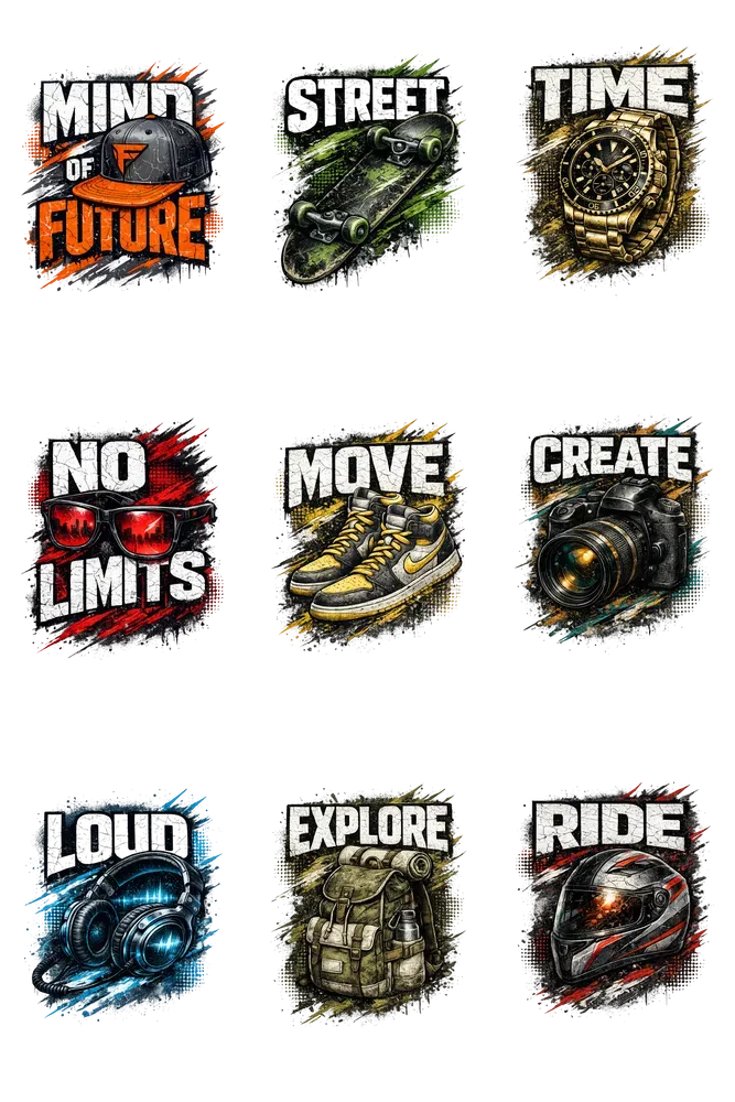 Urban Typography Streetwear Tee Designs