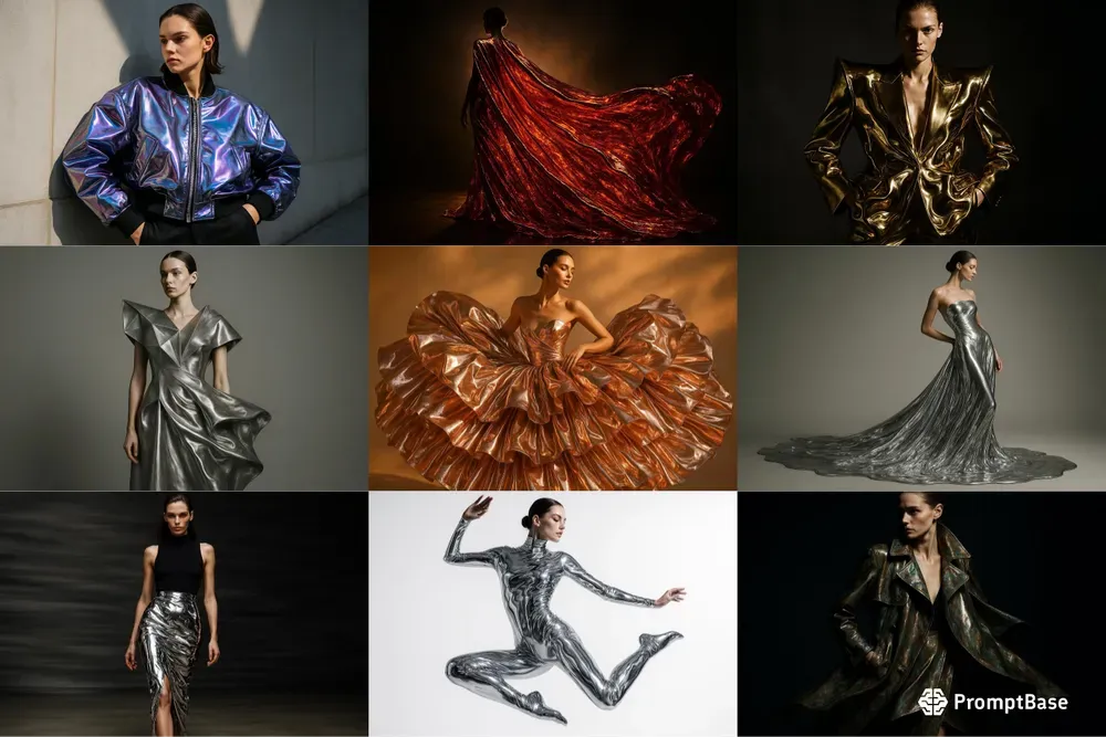 Liquid Metal Couture Avantgarde Fashion