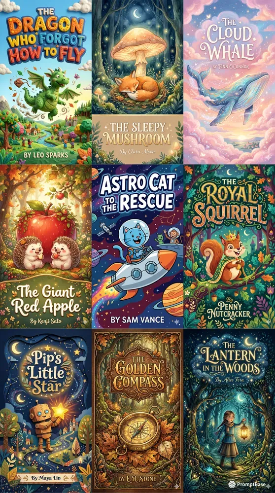 Kids Book Cover Illustrations
