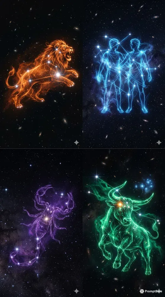 Zodiac Sign Star Constellations