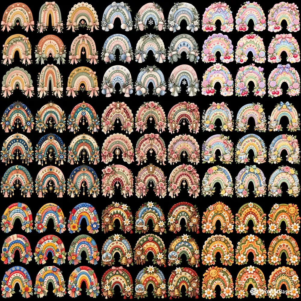 Creative Organic Rainbow Collection Kits