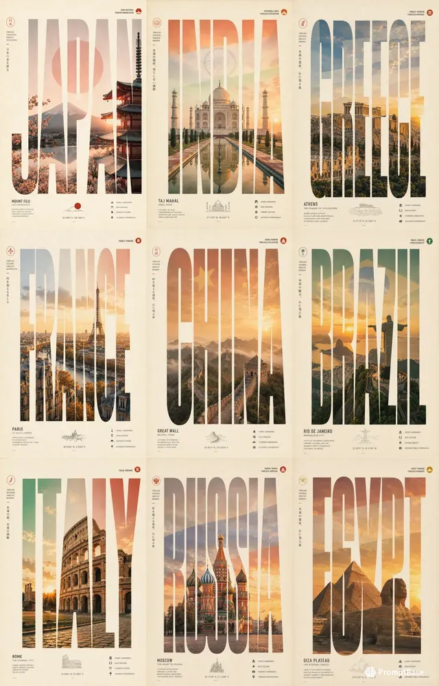 Editorial Travel Posters