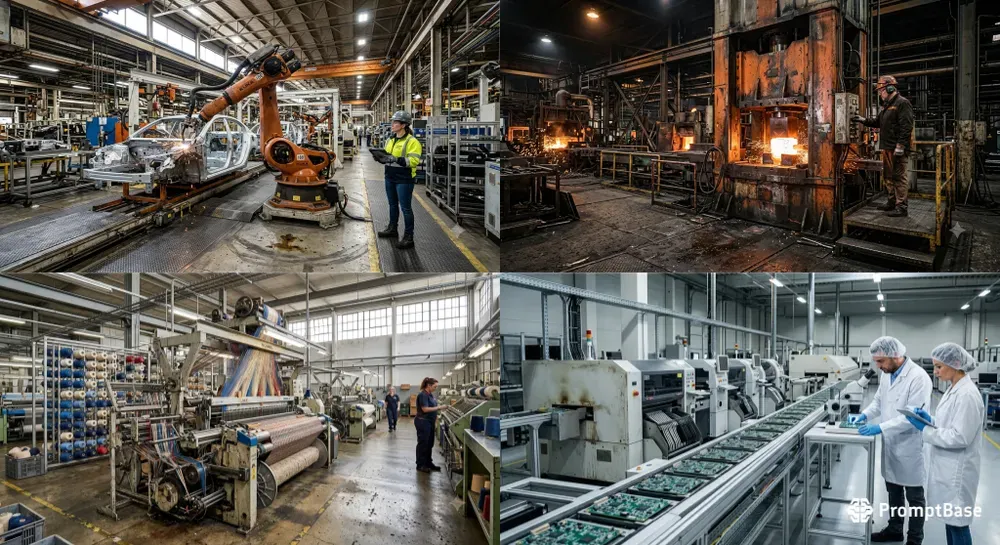 Industrial Manufacturing Photography