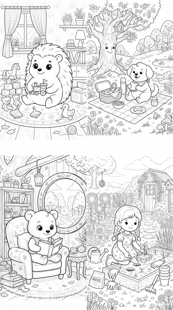 Coloring Book Generator