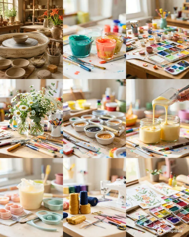 Craft Workshop Promo Images