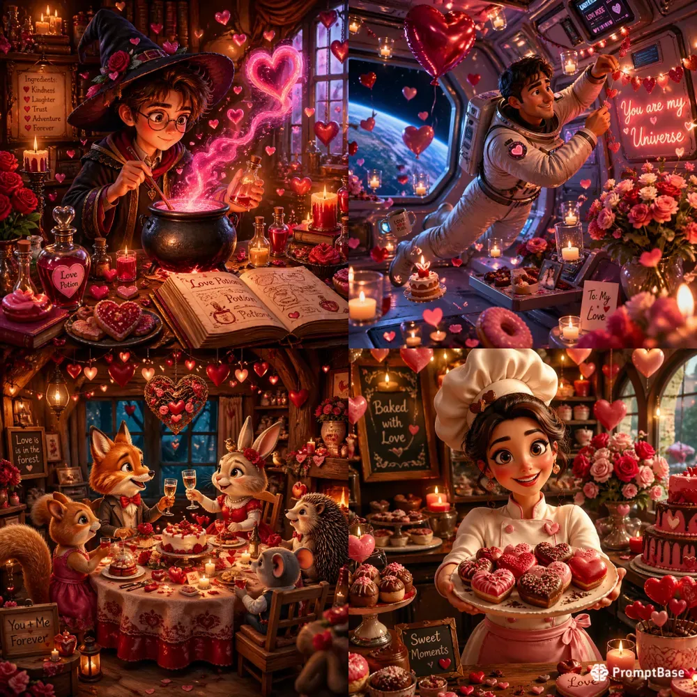 Whimsical Love Scenes