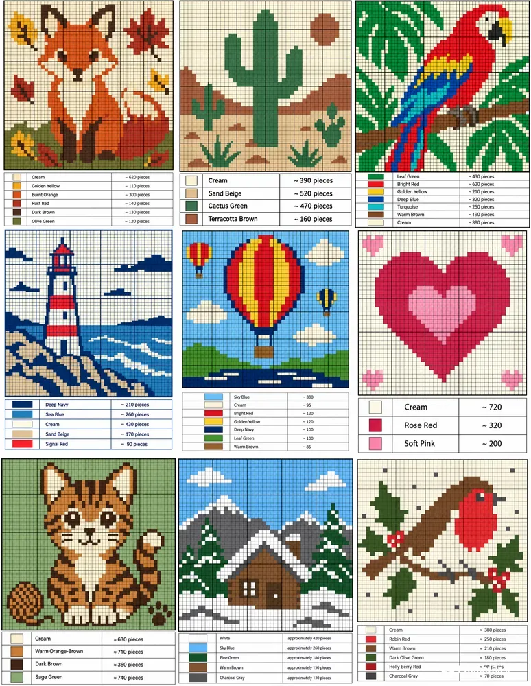 Latch Hook Chart Pattern Pages