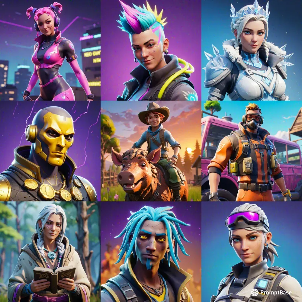 Fortnite Character Portrait Engines
