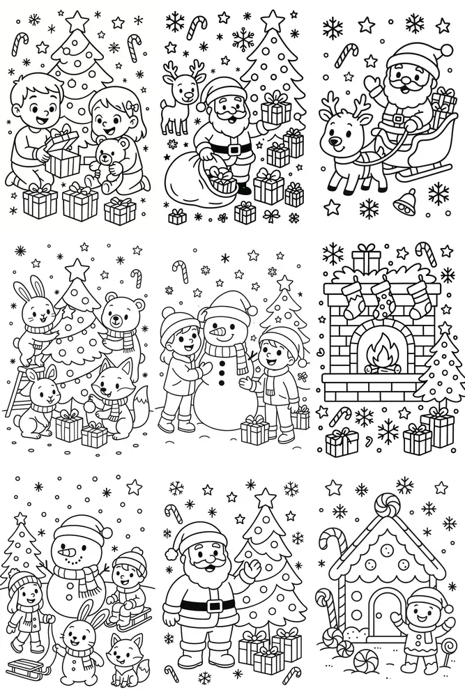 Christmas Coloring Books For Kids