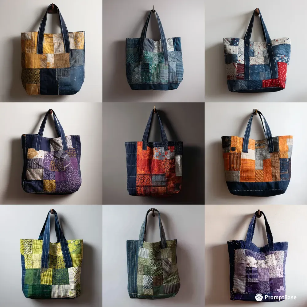 Patchwork Tote Bags