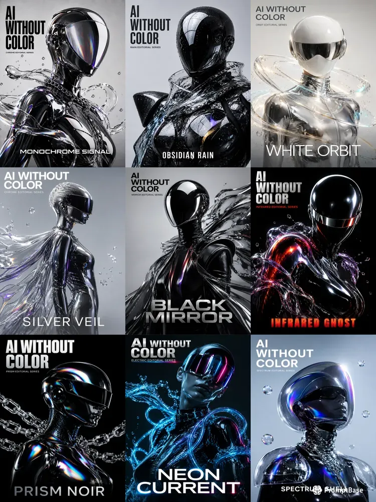 Chrome Fashion Poster Generator