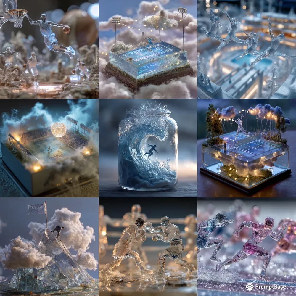 Frozen In Motion Crystal Arenas