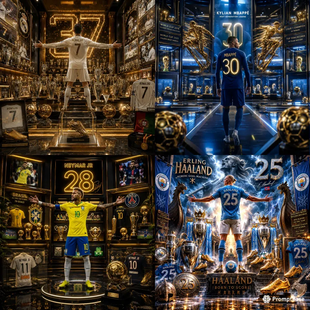 Football Legends Trophy Vault Collections