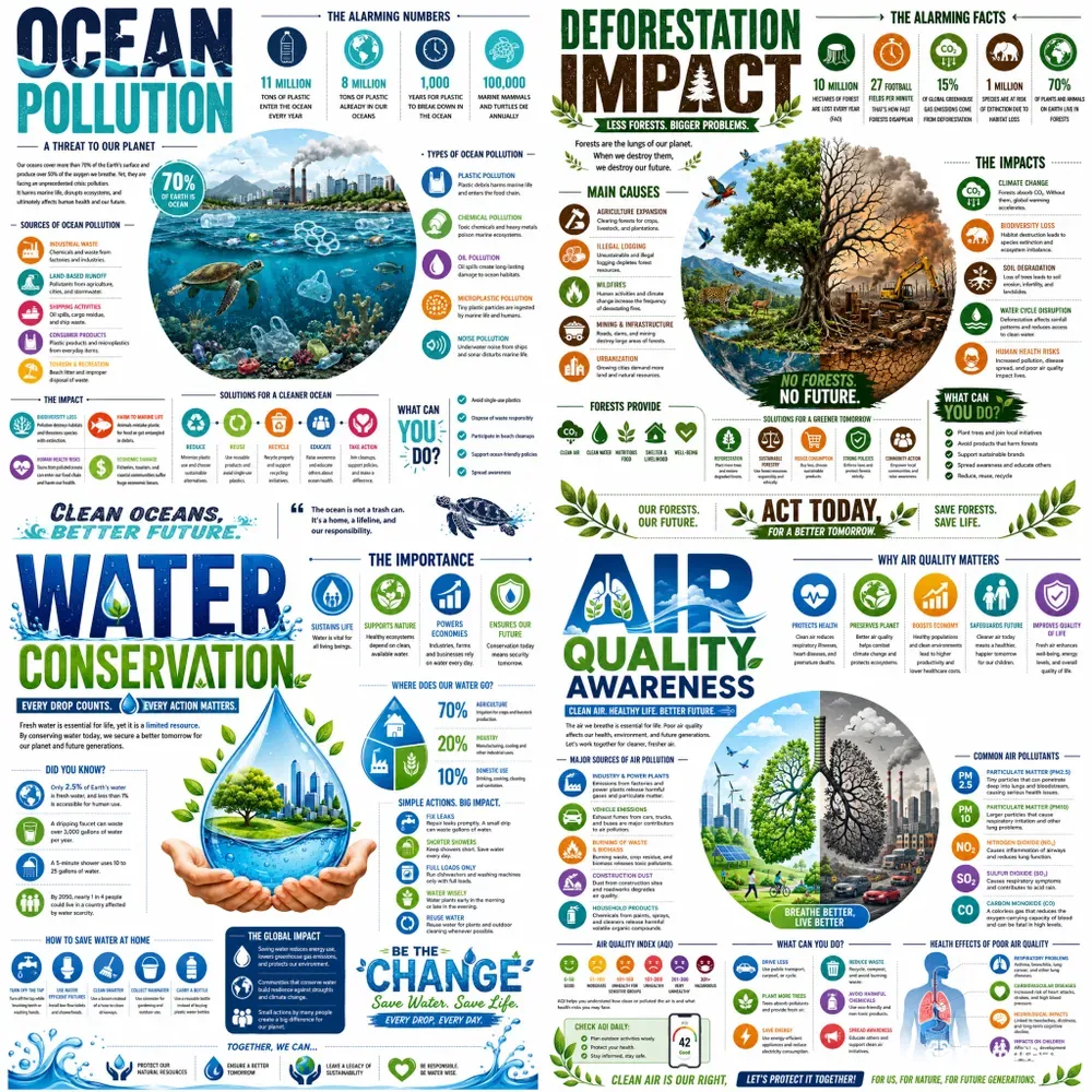 Infographic Typography Designs