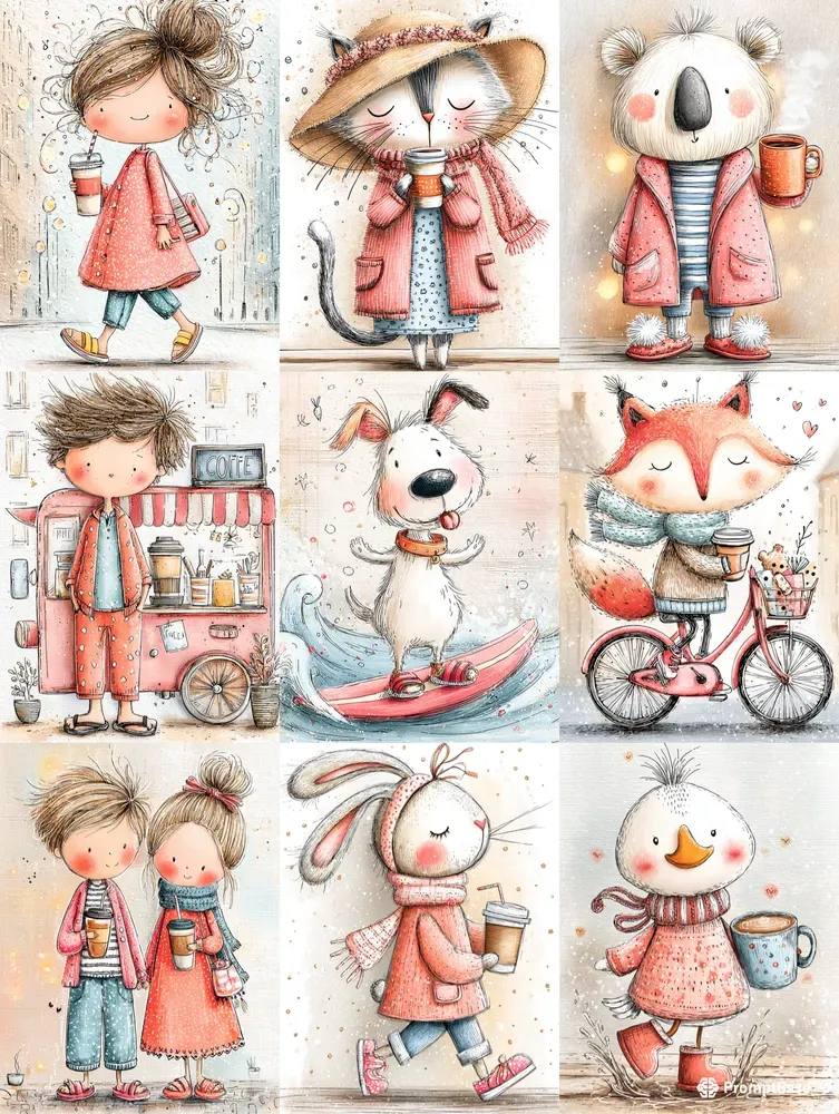 Summer Coffee Morning Junk Journals