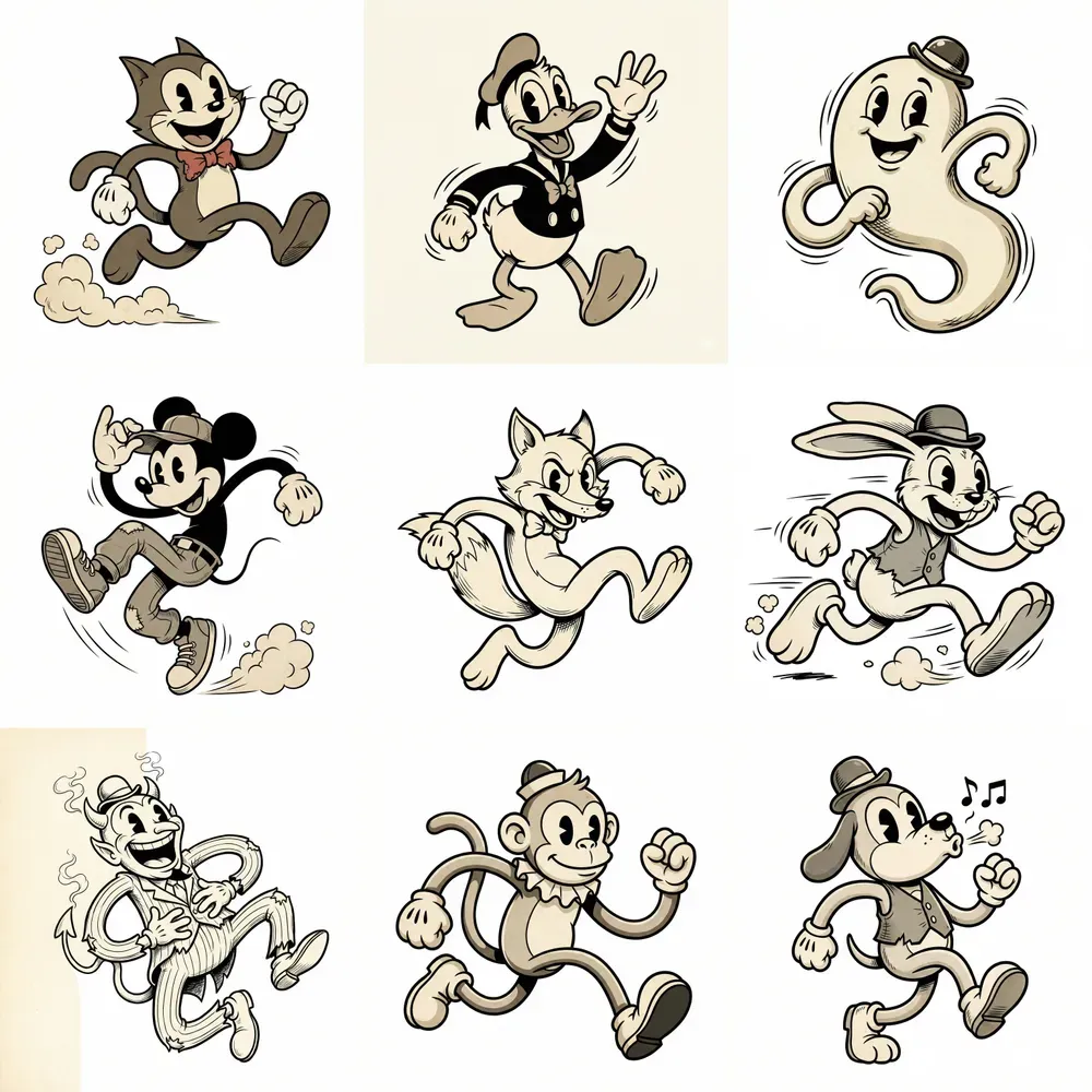 Retro Cartoon Mascots