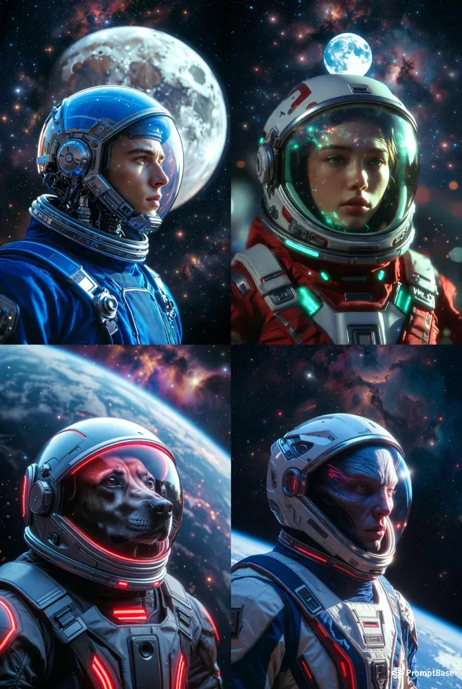 Cinematic Astronaut Portrait Generator