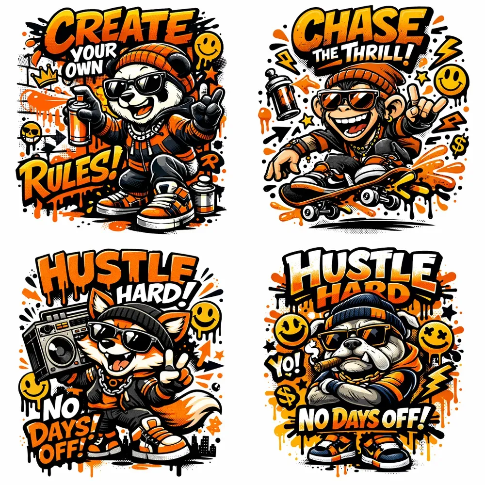 Street Teddy Graffiti Tshirts