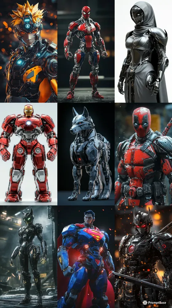 Transformer Inspired Mech Concept Art