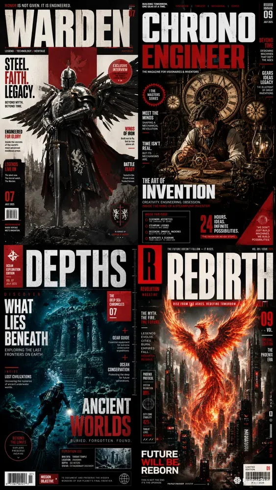 Editorial Magazine Graphics