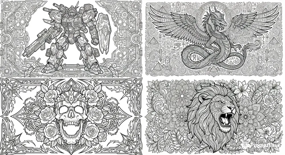 KDP Adult Coloring Pages