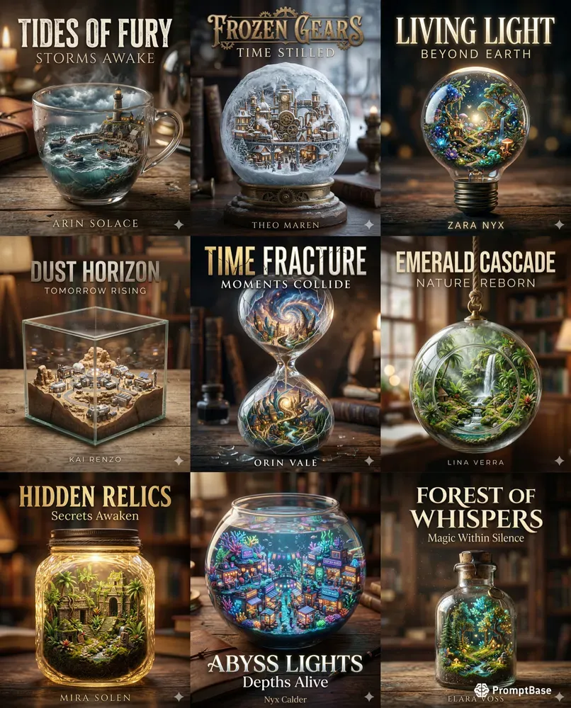 Mini World Book Cover Generator