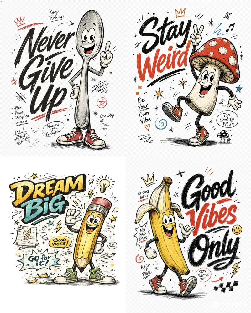 Retro Mascot Tshirt Designs
