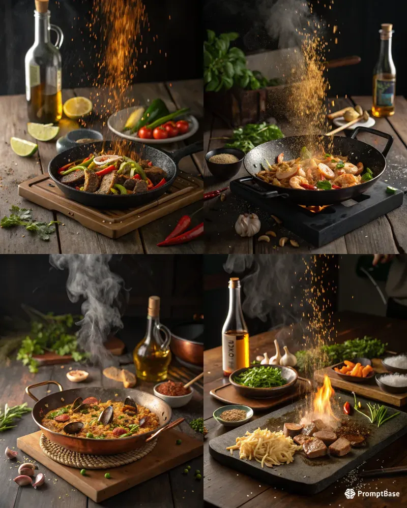 Sizzling Cooking Explosions