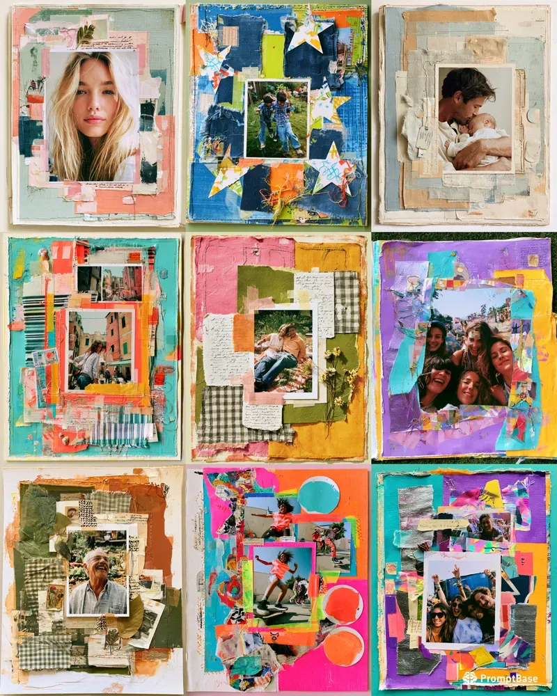 Modern Handmade Memory Pages