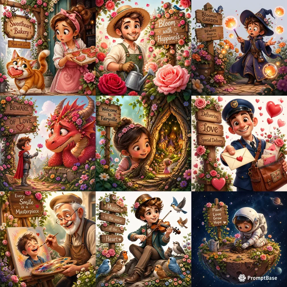 Whimsical Storybook Characters