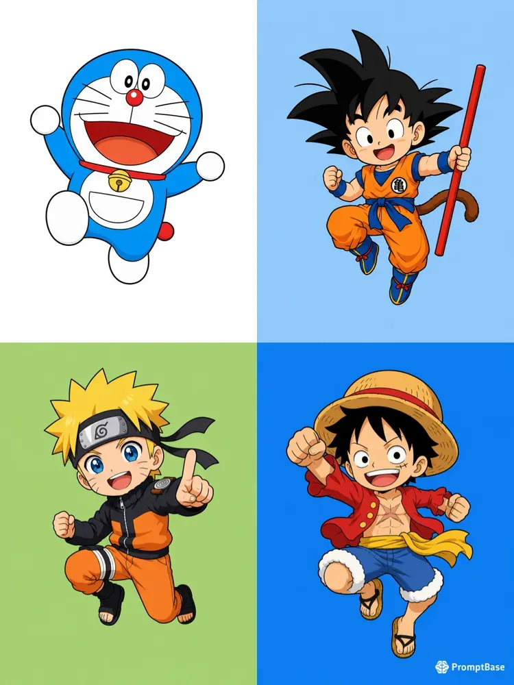 Whimsical 2D Chibi Mascots