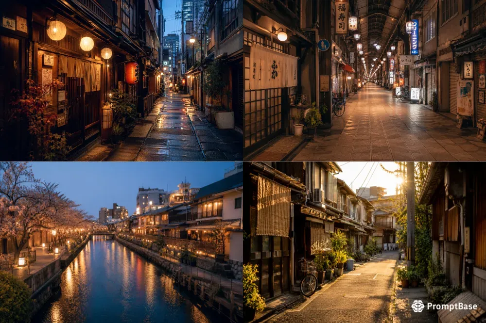 Japan Mood Quiet Osaka Nights