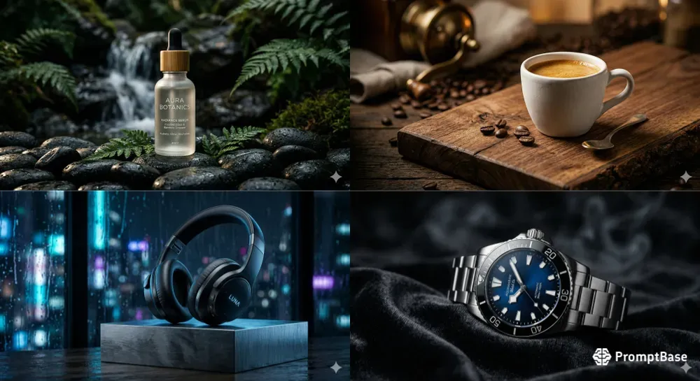 Cinematic Studio Product Portraits