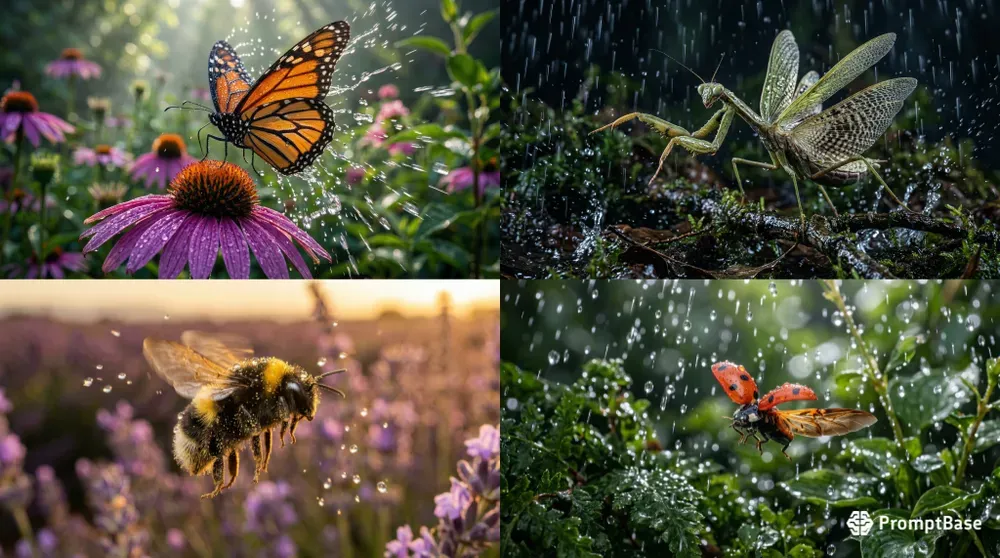 Extreme Macro Action Insects