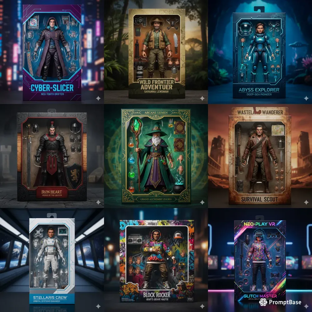 Action Figure Box Design Generator