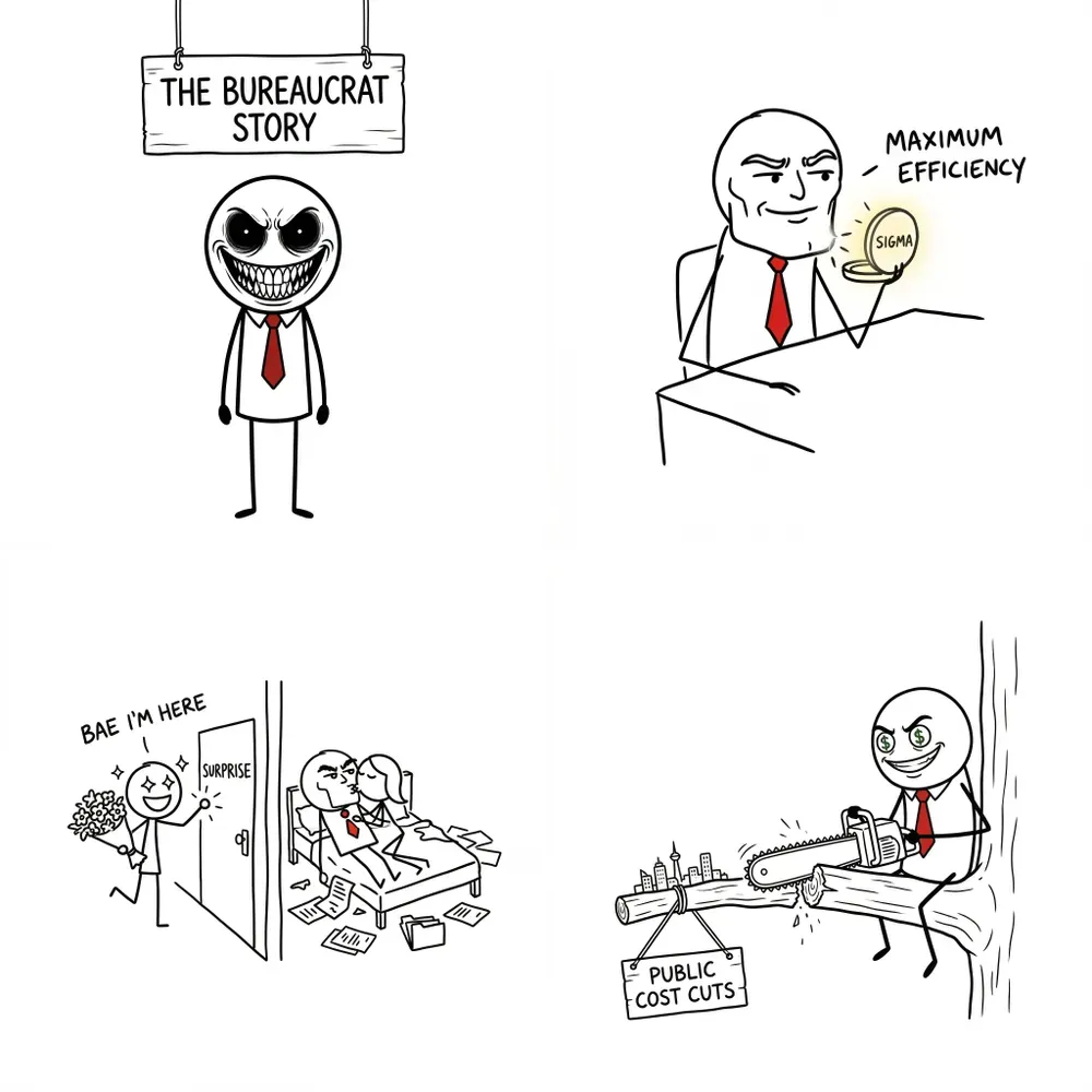 The Bureaucrat Meme Art