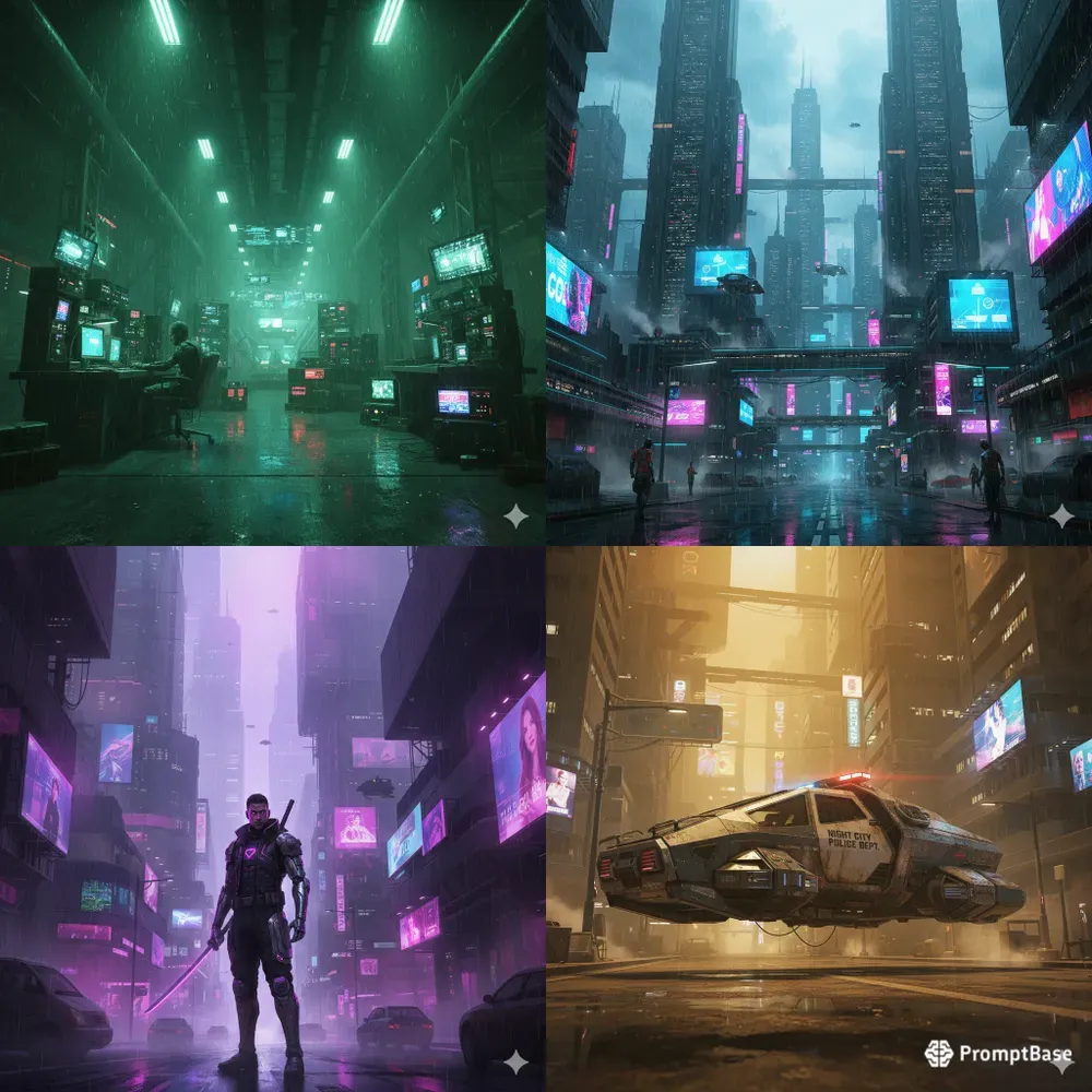 Cyberpunk And Technoir World Generator